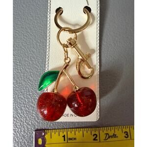 Cute Cherry Purse Charm Keychain Coquette Kawaii Aesthetic